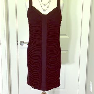 Little Black Dress with Ruched Front - Size 1X
